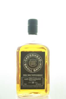 Cadenhead Small Batch Glen Spey-Glenlivet Distillery Single Malt Scotch Whisky 18-Years-Old NV