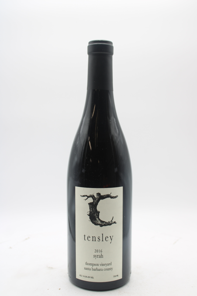 Tensley Syrah Thompson Vineyard 2016