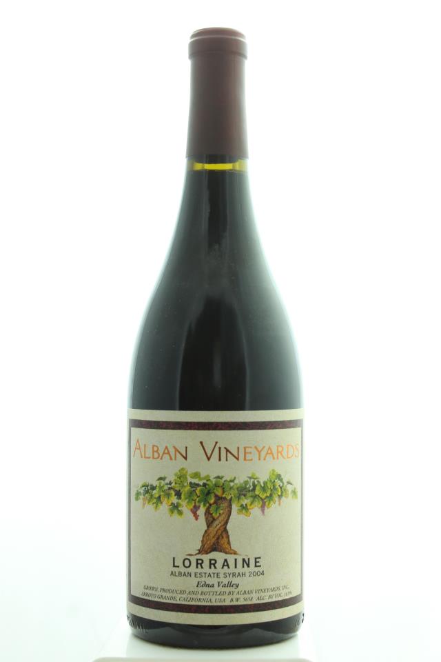 Alban Vineyards Syrah Estate Lorraine 2004
