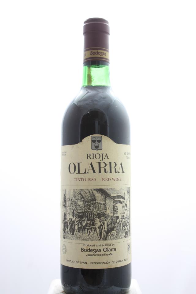 Bodegas Olarra Rioja Tinto Crianza 1980