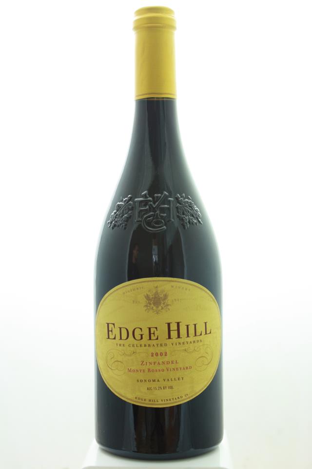 Edge Hill Zinfandel Monte Rosso Vineyard 2002