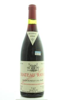 Château Rayas Châteauneuf-du-Pape Réservé 1988