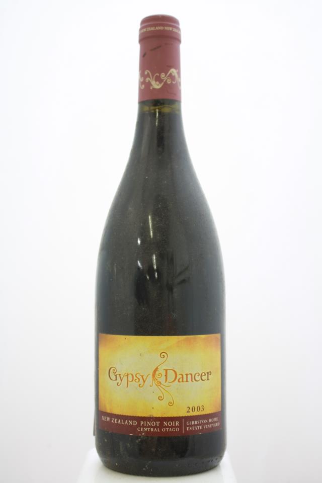 Gypsy Dancer Pinot Noir Gibbston Home Estate Vineyard 2003
