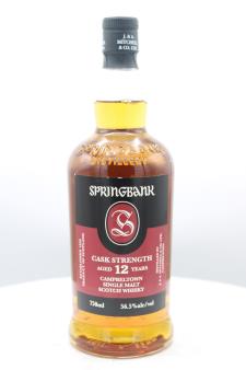 J & A Mitchell & Co (Springbank) Campbeltown Single Malt Scotch Cask Strength 12-Years-Old NV