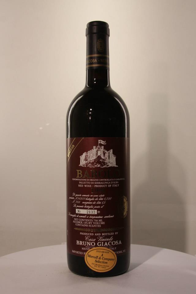B. Giacosa Barolo Riserva Falletto di Serralunga d`Alba 1990