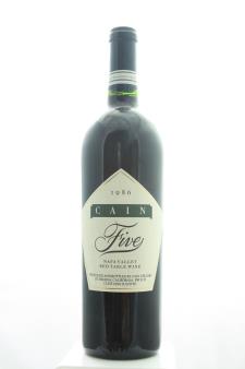 Cain Cellars Proprietary Red Cain Five 1986