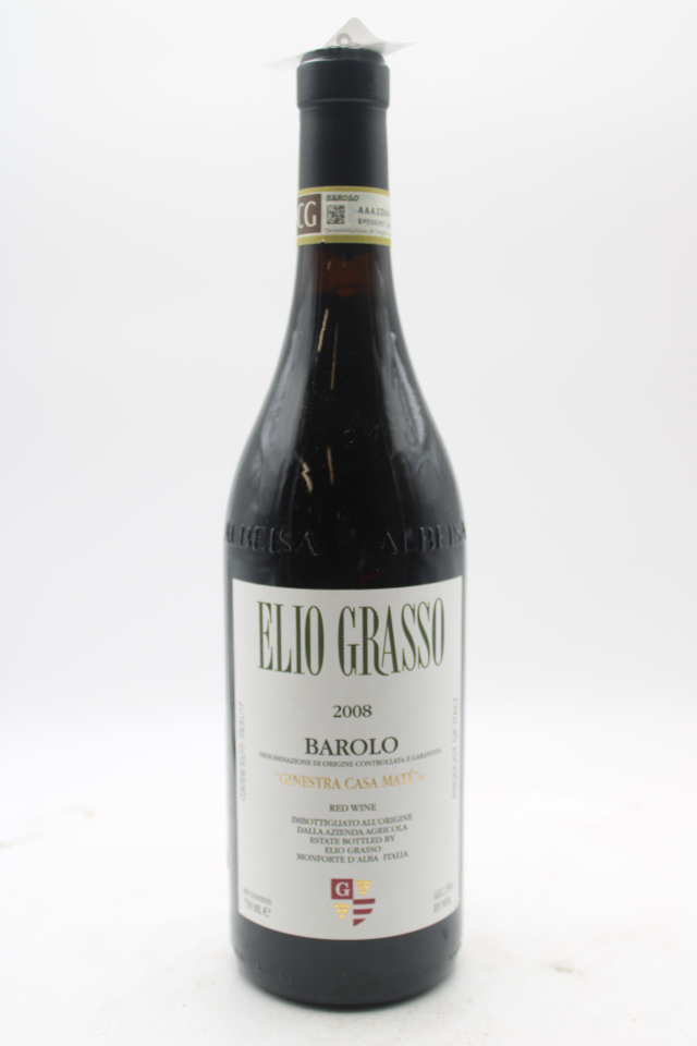 Elio Grasso Barolo Ginestra Casa Mate 2008