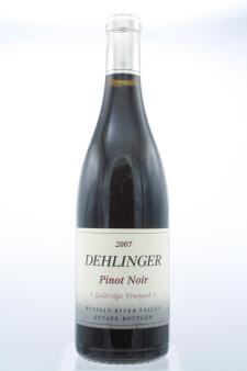 Dehlinger Pinot Noir Goldridge Vineyard 2007
