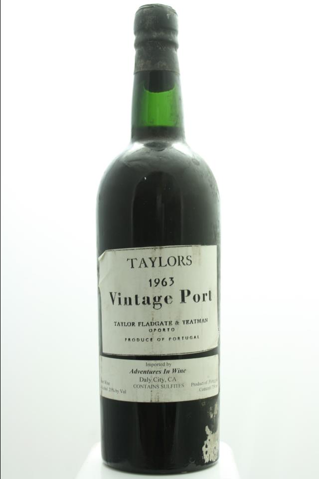 Taylor's Vintage Porto 1963