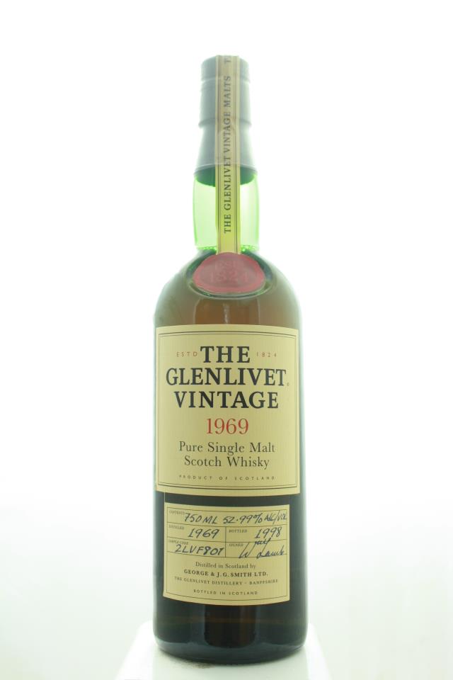The Glenlivet Pure Single Malt Scotch Whisky 1969