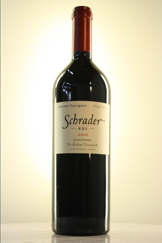 Schrader RBS Beckstoffer To Kalon Vineyard Cabernet Sauvignon 2006