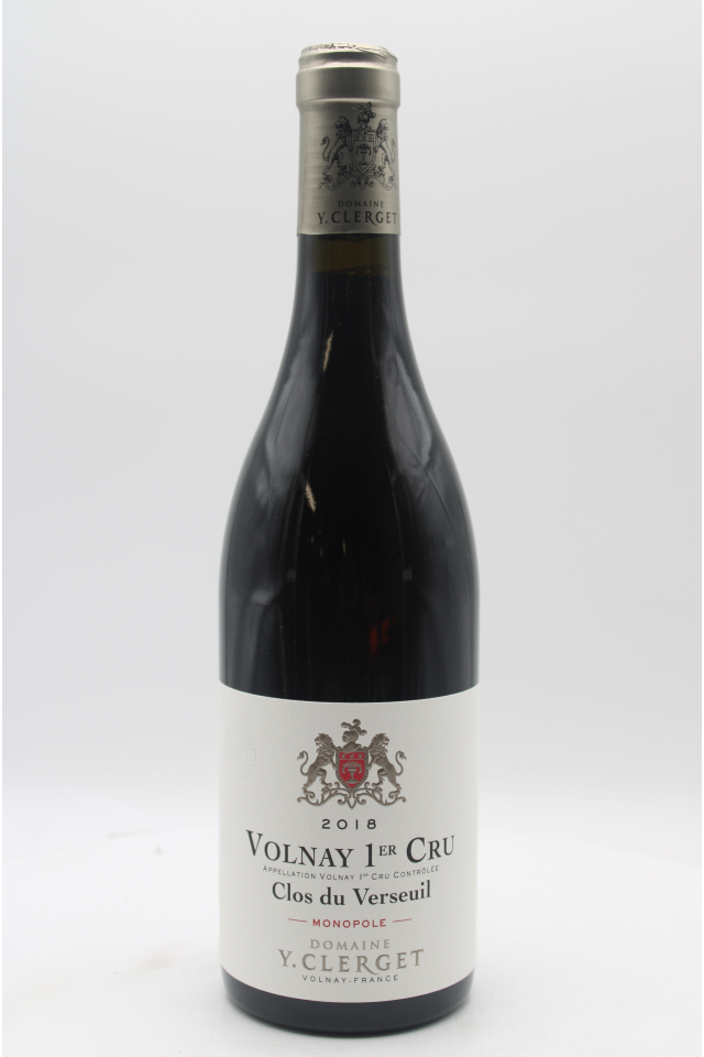 Y. Clerget Volnay Clos du Verseuil Monopole 2018