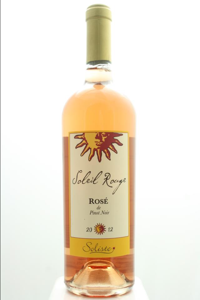 Soliste Rosé de Pinot Noir Soleil Rouge 2012