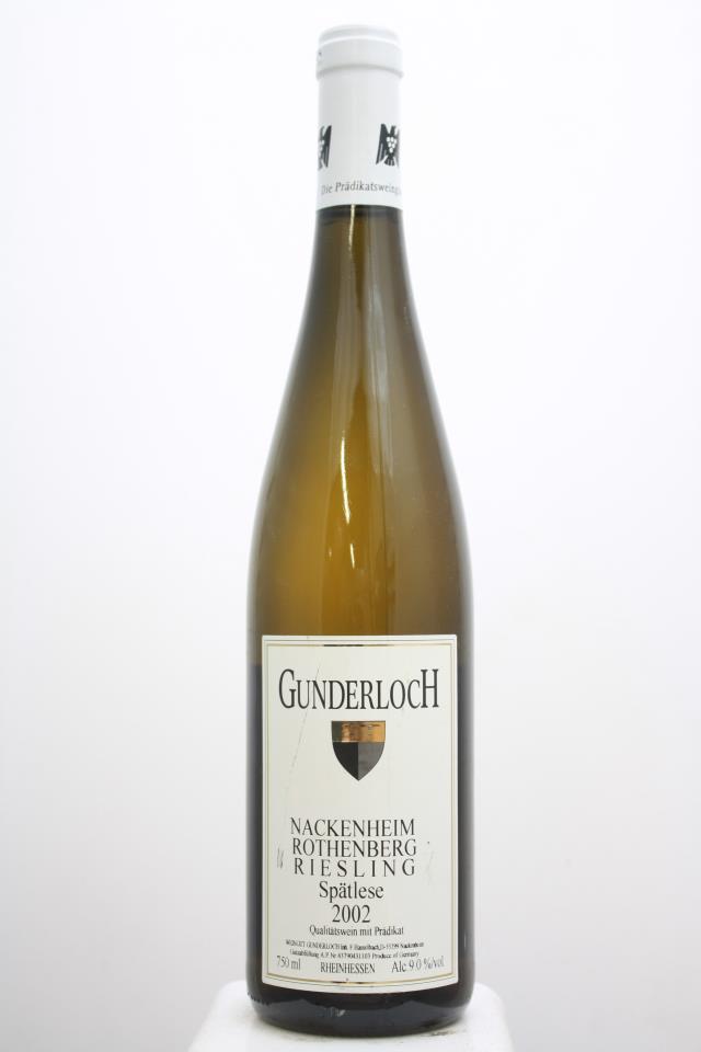 Gunderloch Nackenheim Rothenberg Riesling Spätlese #11 2002