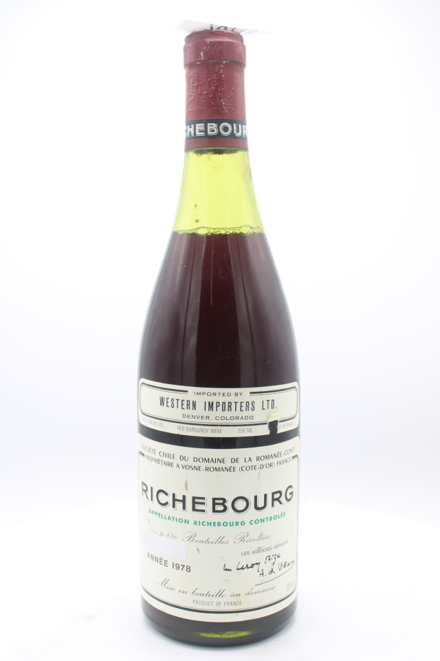 Domaine de la Romanée-Conti Richebourg 1978