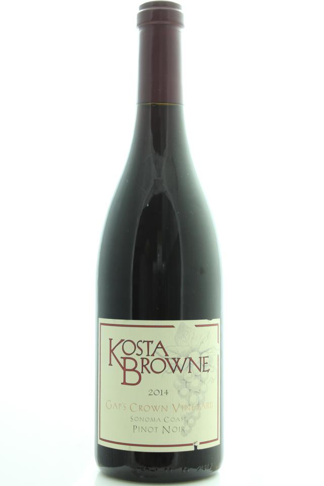 Kosta Browne Pinot Noir Gap's Crown Vineyard 2014