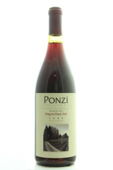 Ponzi Pinot Noir Reserve 1989