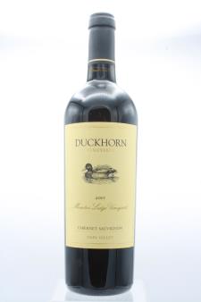 Duckhorn Cabernet Sauvignon Monitor Ledge Vineyard 2015