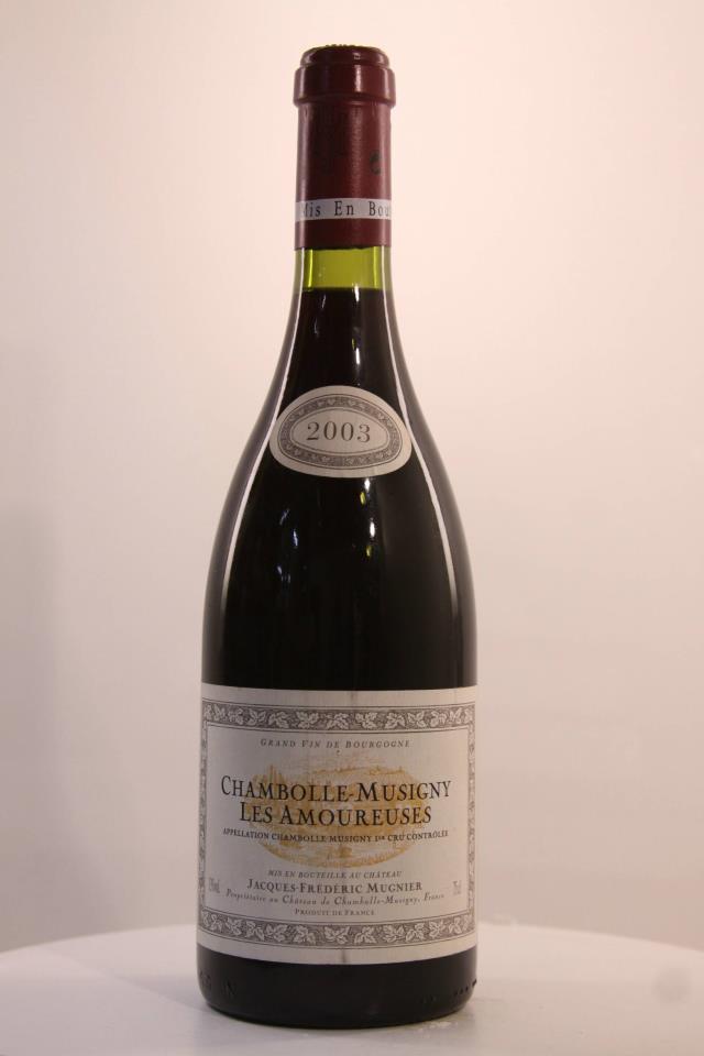 J.F. Mugnier Chambolle Musigny Les Amoureuses 2003