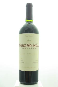 Spring Mountain Vineyard Cabernet Sauvignon Estate Miravalle-Alba-Chevalier 1994