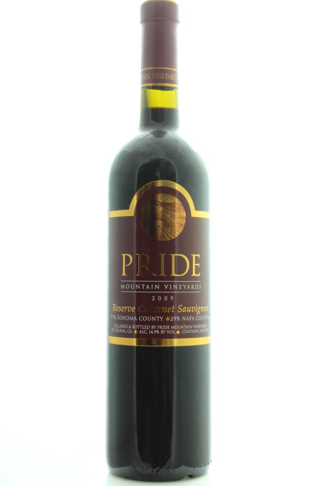 Pride Mountain Vineyards Cabernet Sauvignon Reserve Sonoma County / Napa County 2009