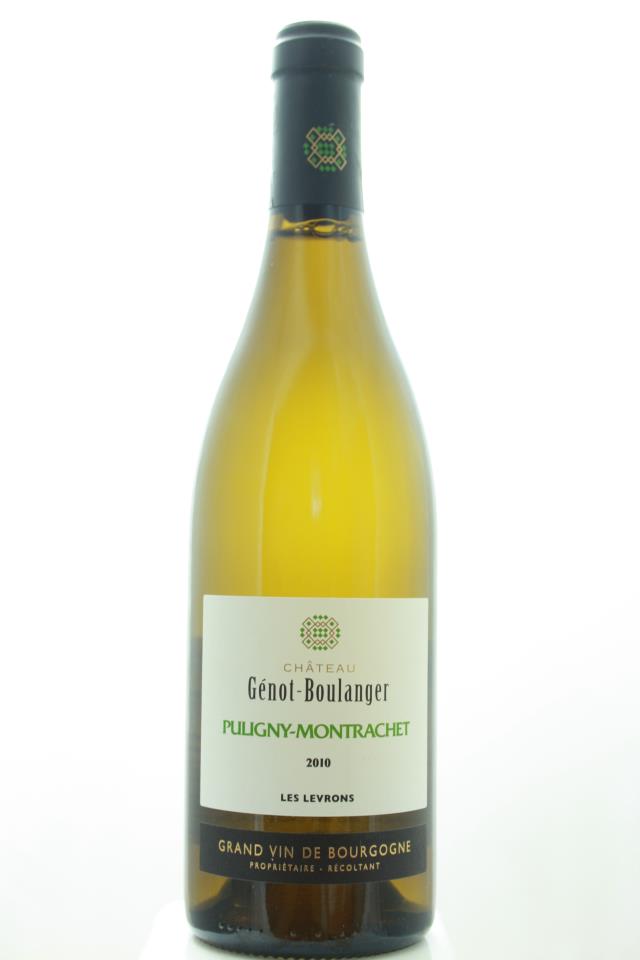 Génot-Boulanger Puligny-Montrachet Les Levrons 2010