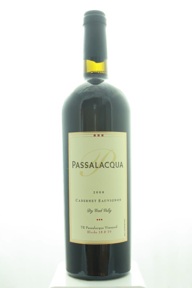 Passalacqua Cabernet Sauvignon TR Passalacqua Vineyard Blocks 18 & 19 2008