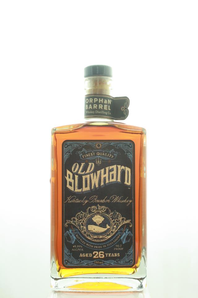 Orphan Barrel Distillery Co. Kentucky Bourbon Whiskey Old Blowhard 26-Years-Old NV