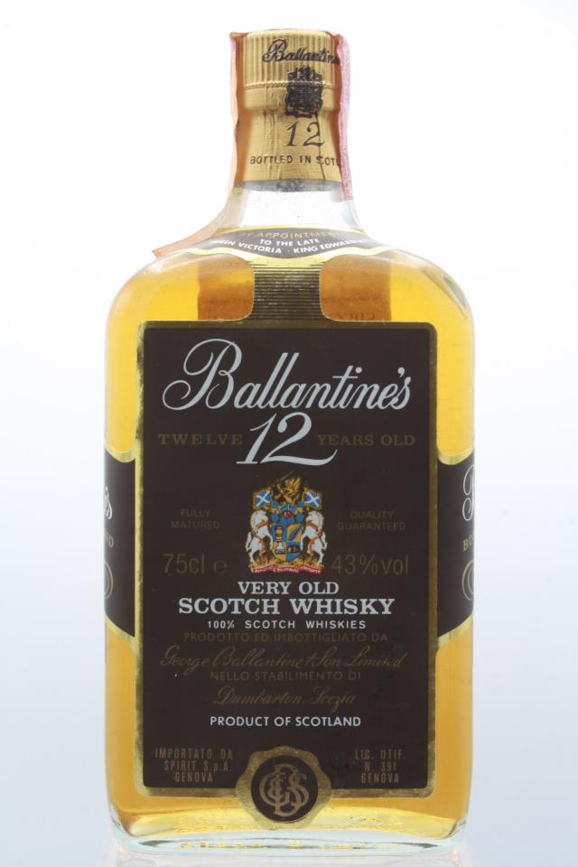 Ballantine's Blended Scotch Whisky Very Old 12-Year-Old NV