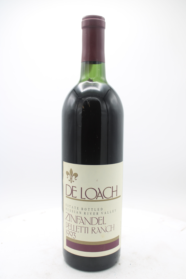 De Loach Estate Zinfandel Pelletti Ranch 1993