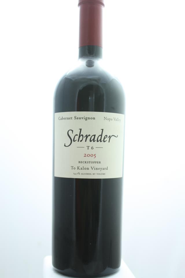Schrader Cabernet Sauvignon Beckstoffer To Kalon Vineyard T6 2005