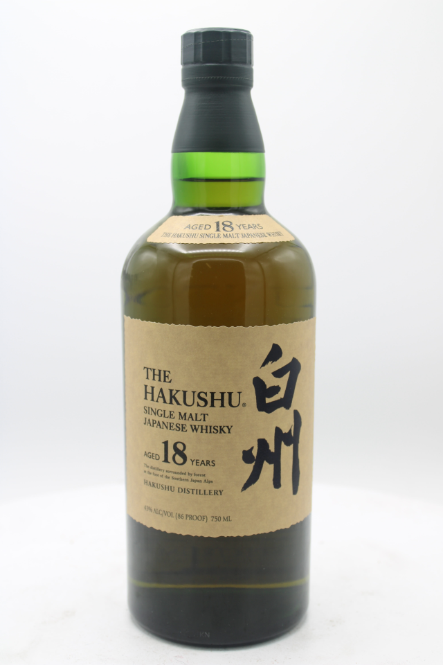 The Hakushu Single Malt Japanese Whisky 18-Years-Old NV