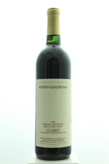 Guglielmo Proprietary Red Claret Estate Fourteenth Limited Bottling 1991