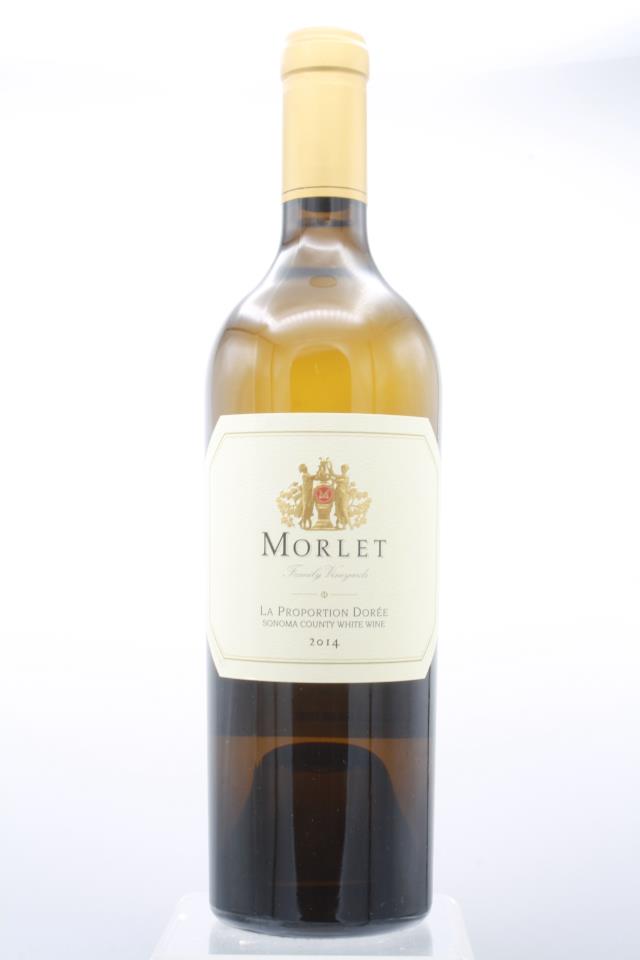 Morlet Family Vineyards Proprietary White La Proportion Doree 2014