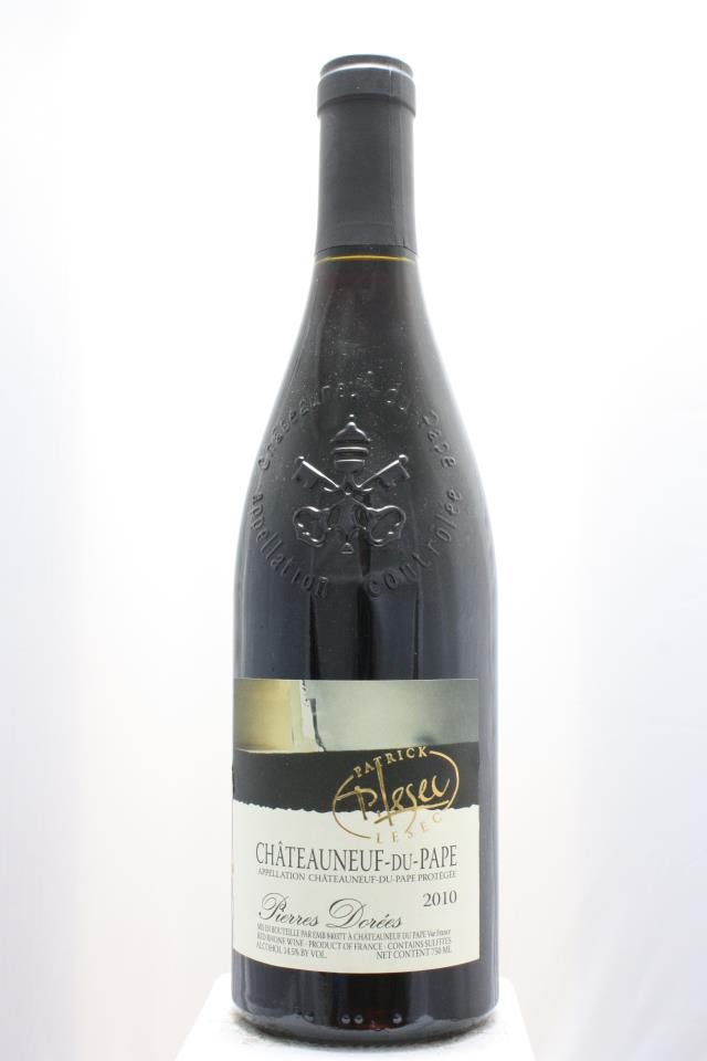 P. Lesec Châteauneuf-du-Pape Pierres Dorées 2010