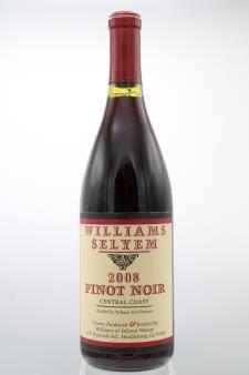 Williams Selyem Pinot Noir Central Coast 2008