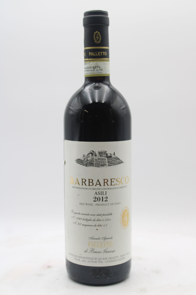B. Giacosa Falletto Asili di Barbaresco 2012