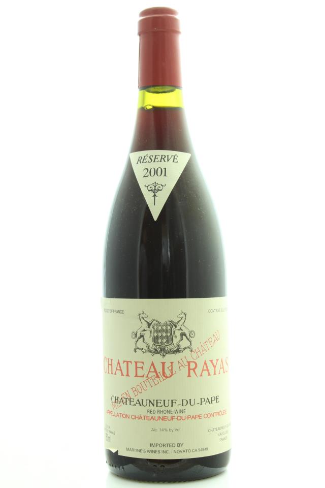 Château Rayas Châteauneuf-du-Pape Réservé 2001