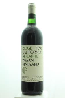 Ridge Vineyards Alicante Pagani Vineyard ATP 1993