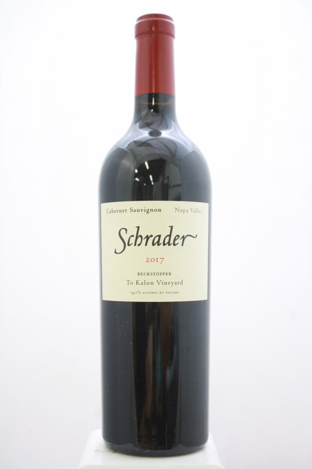 Schrader Cabernet Sauvignon Beckstoffer To Kalon Vineyard 2017