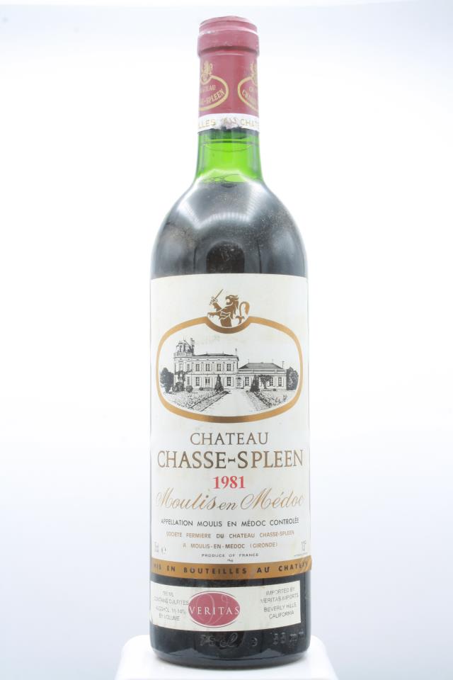 Chasse Spleen 1981