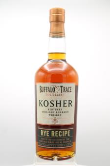 Buffalo Trace Distillery Kosher Kentucky Straight Bourbon Whiskey Rye Recipe NV
