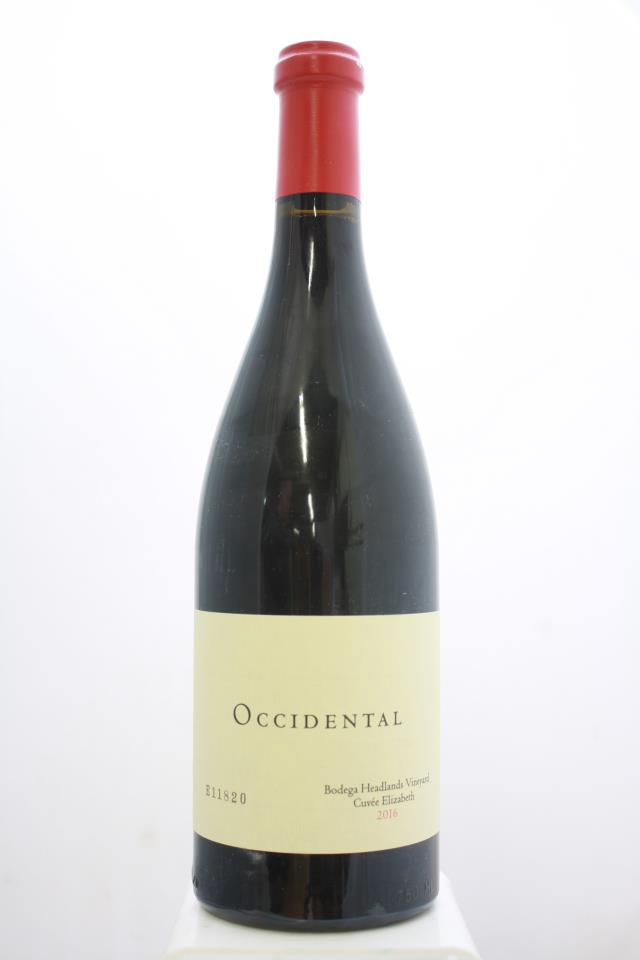 Occidental Pinot Noir Bodega Headlands Vineyard Cuvée Elizabeth 2016