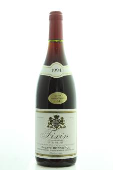 Philippe Rossignol Fixin En Tabellion Cuvée Vieilles Vignes 1994