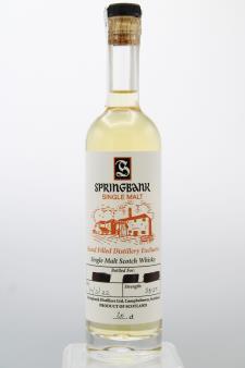 Springbank Distillery Single Malt Scotch Whisky Hand Filled Distillery Exclusive NV