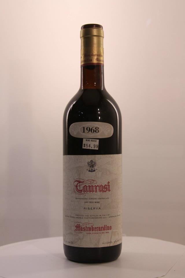 Mastroberardino Taurasi Riserva 1968