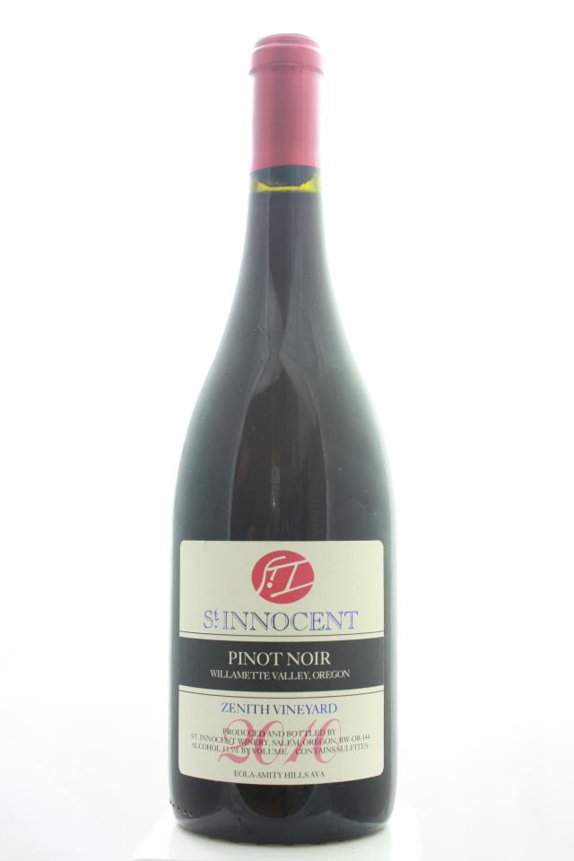 St. Innocent Pinot Noir Zenith Vineyard 2010
