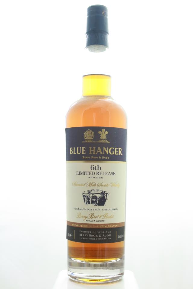 Berry Bros & Rudd Blue Hanger Blended Malt Scotch Whisky 6th Limited Release 2012