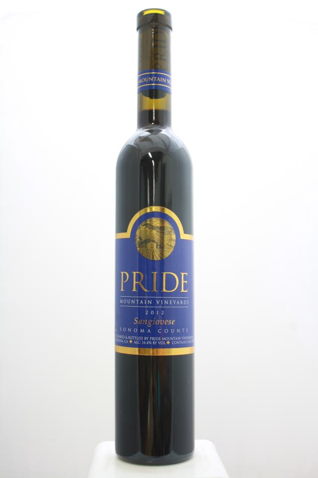 Pride Mountain Vineyards Sangiovese 2012