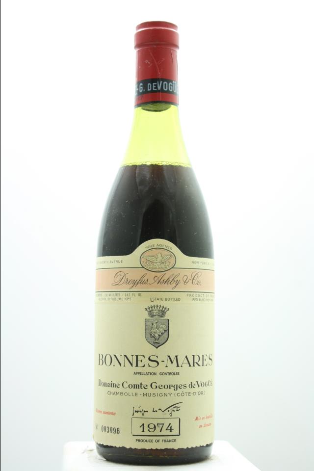 Comte Georges de Vogüé Bonnes-Mares 1974